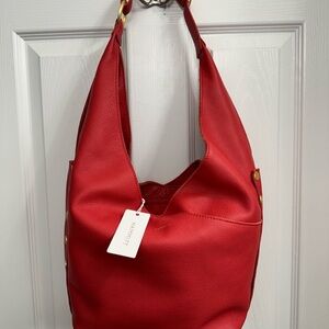 Hammitt Tom Large and 210 West wallet Combo NWT Poppy Red